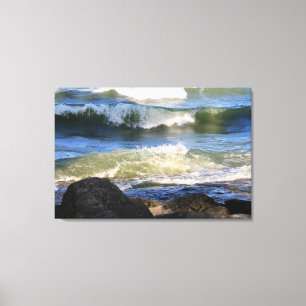 Surf Lake Erie Canvas Afdruk