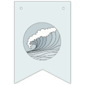 Surf Le Gros Un Premier Anniversaire Drapeaux (Deuxième drapeau)