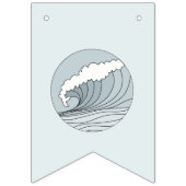 Surf Le Gros Un Premier Anniversaire Drapeaux (Premier drapeau)