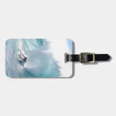 Surf Legend Rochelle Ballard Surfing Hawaiian Wave Bagagelabel (Voorkant horizontaal)