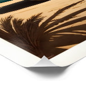 Surf Live Poster woody station wagon (Coin)