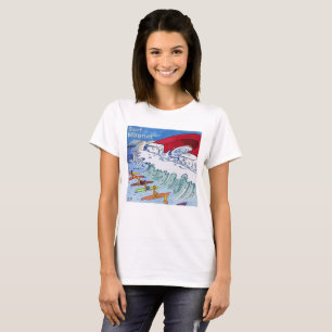 Surf Magneet vrouwen wit T-shirt