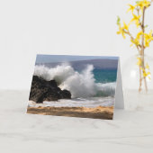 Surf Maui blanco Kaart (Gele Bloem)