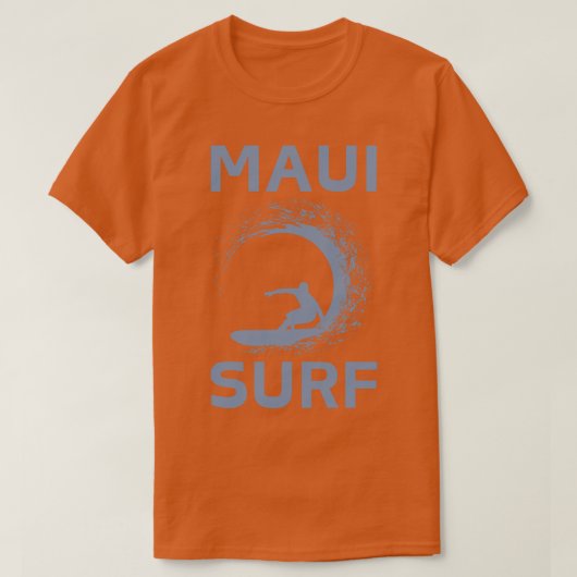 Surf Maui Blue Hawaii TShirt (Design devant)