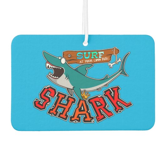 Surf met haai luchtverfrisser (Voorkant)