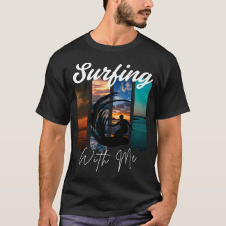 Surf Met Mij – Retro Strand Vibes T-shirt