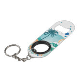 Surf Mini Bottle Open met Sleutelhanger Mini Flessenopener (Voorkant Gekanteld)