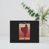 Surf More Briefkaart (Staand voorkant)