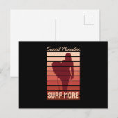 Surf More Briefkaart (Voorkant / Achterkant)