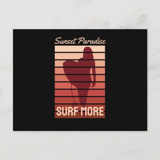 Surf More Briefkaart (Voorkant)