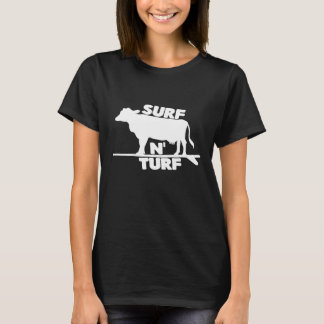 Surf N Turf Koe Surfing T-shirt