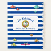 Surf nautique à rayures bleu marine Sun Beach Holi (Dos)