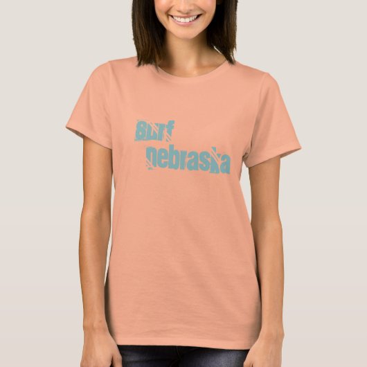 Surf Nebraska T-shirt (Voorkant)