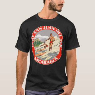 Surf Nicaragua San Juan del Sur Vintage Reizen T-shirt