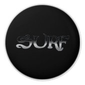 Surf noir fade ceramique bouton (Devant)