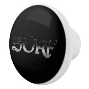 Surf noir fade ceramique bouton