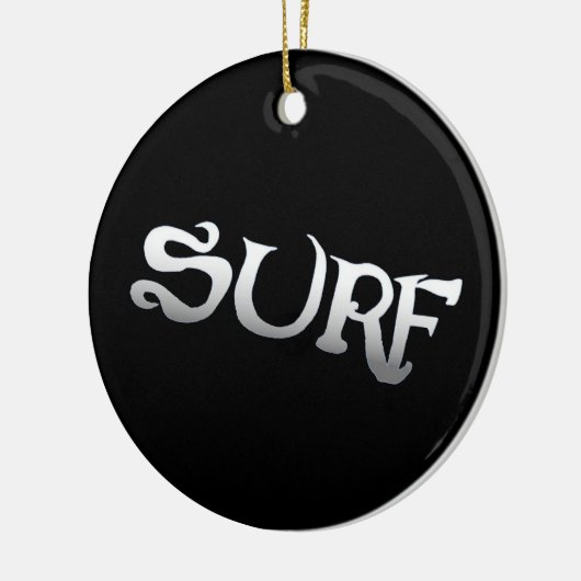 Surf noir rond ornement (Gauche)