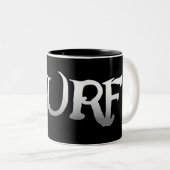 Surf noir tasse à deux tons (Devant droit)