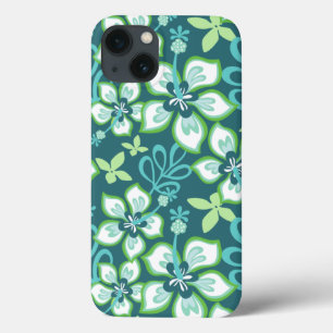 SURF oerwoud (BLAUWGROEN COMBO) iPhone 13 Hoesje