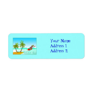 Surf Omhoog Adres Etiket