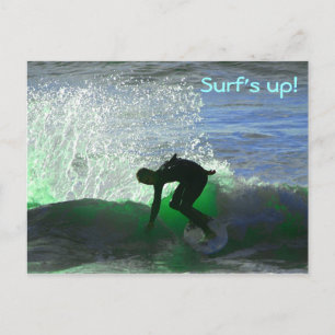 Surf omhoog! briefkaart