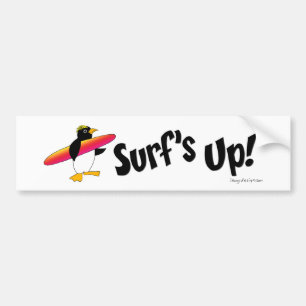 Surf omhoog! bumpersticker