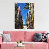 Surf omhoog canvas afdruk (Insitu (Woonkamer))