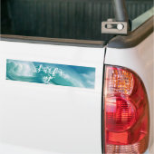 Surf omhoog | Fun Typografie & Quote Bumpersticker (Op Truck)