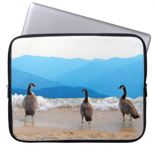 Surf omhoog! - Geese Laptop Sleeve