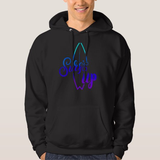 Surf omhoog hoodie (Voorkant)