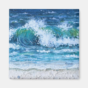 "Surf omhoog" magneet © Mary E Smith