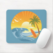 Surf omhoog! muismat (Met muis)