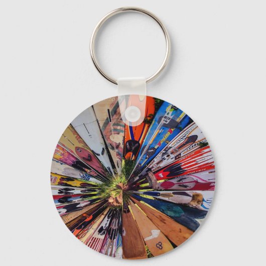 Surf omhoog sleutelhanger (Voorkant)