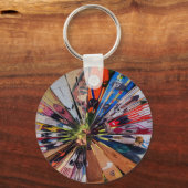 Surf omhoog sleutelhanger (Voorkant)