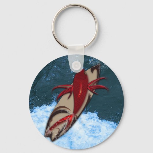 Surf omhoog sleutelhanger (Voorkant)