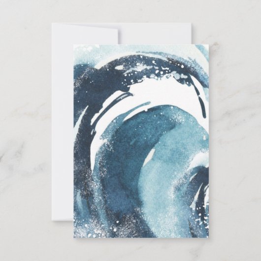 Surf omhoog | Strand Surfboards Kinderen Verjaarda Bedankkaart (Achterkant)