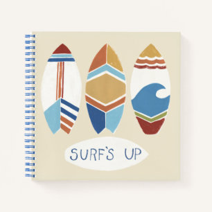Surf omhoog! Surfplanken Notitieboek