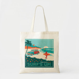 Surf omhoog tote bag