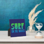 Surf op het Poster Waves Fotoplaat (Insitu)