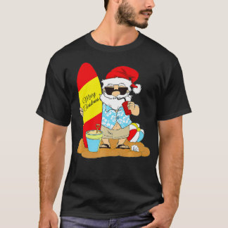 Surf op het strand Santa Hawaiian Kersti T-shirt