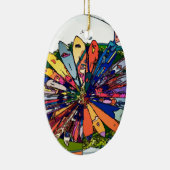 Surf op Maui Keramisch Ornament (Rechts)