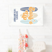 Surf op strandstralen spandoek (Insitu)