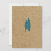 Surf op uitnodiging van Birthday (Achterkant)