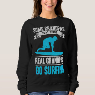 Surf Opa Ga Surfen Opa Surfplank Oud Trui