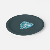 Surf Outer Banks North Carolina Papieren Bordje (Gekanteld)