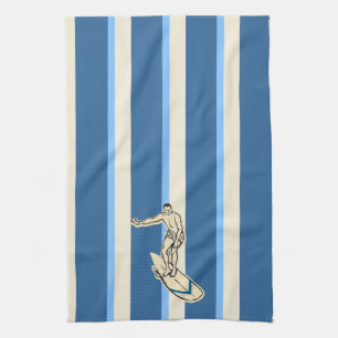 Surf Pareau Hawaïaanse Gestreepte Keukenhanddoek