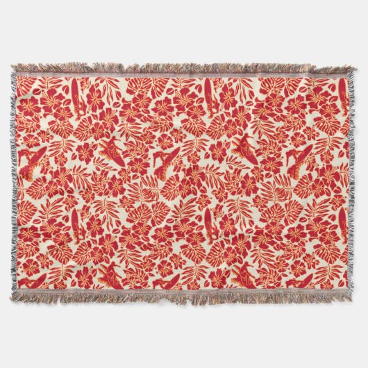 Surf Pareau Hawaiian Hibiscus Jeter des couverture (Devant)