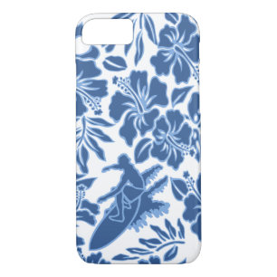 Surf Pareau Hawaiian Hibiscus Surfing iPhone 8/7 Hoesje