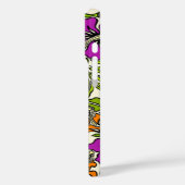 Surf Pareau Hawaiian Hibiscus Surfing Violet Case-Mate iPhone Case (Achterkant / Links)