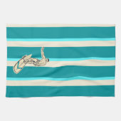 Surf Pareau Hawaiian serviette de cuisine rayée (Horizontal)